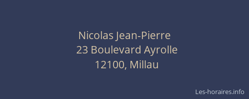 Nicolas Jean-Pierre