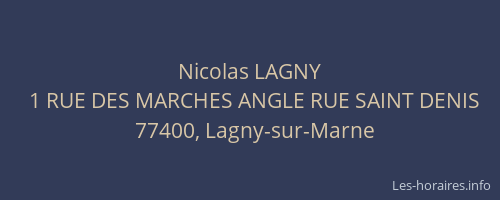 Nicolas LAGNY
