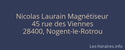 Nicolas Laurain Magnétiseur