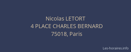 Nicolas LETORT