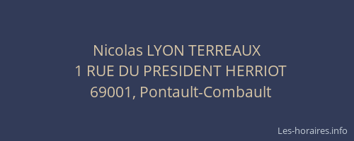 Nicolas LYON TERREAUX
