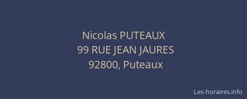 Nicolas PUTEAUX