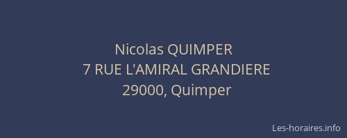 Nicolas QUIMPER