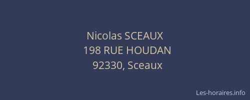 Nicolas SCEAUX