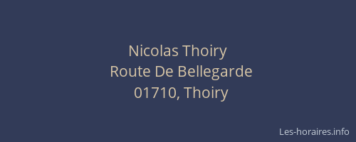Nicolas Thoiry