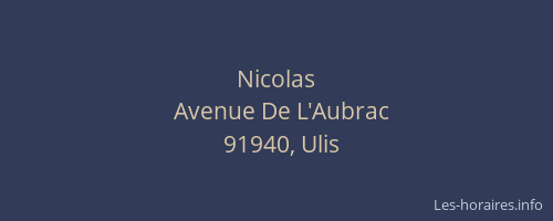 Nicolas