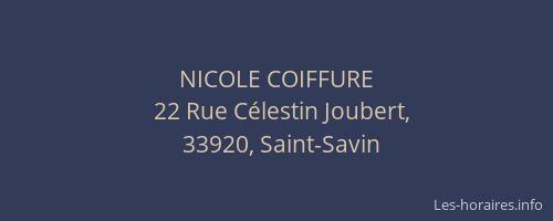 NICOLE COIFFURE