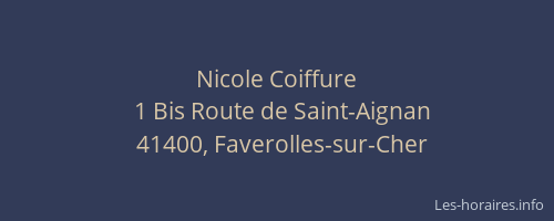 Nicole Coiffure
