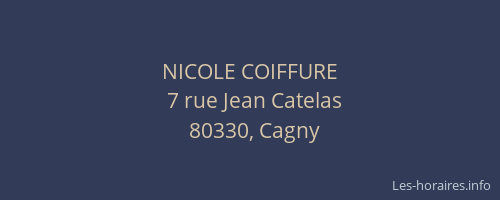 NICOLE COIFFURE