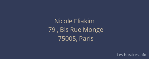 Nicole Eliakim
