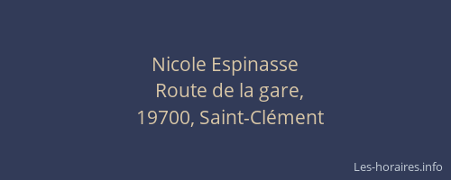 Nicole Espinasse