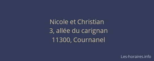 Nicole et Christian