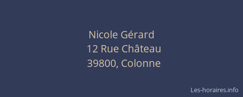Nicole Gérard