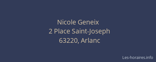 Nicole Geneix
