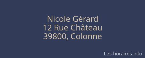 Nicole Gérard
