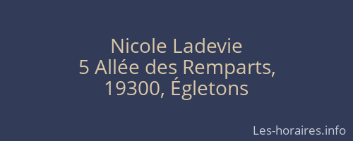 Nicole Ladevie