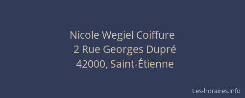 Nicole Wegiel Coiffure