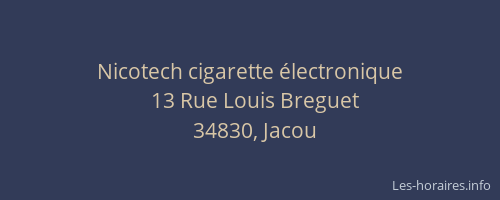 Nicotech cigarette électronique