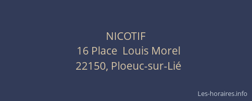 NICOTIF
