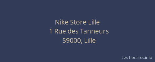 Nike Store Lille