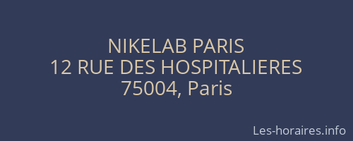 NIKELAB PARIS