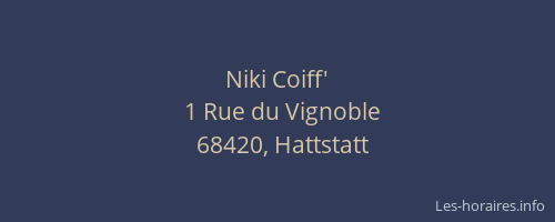 Niki Coiff'