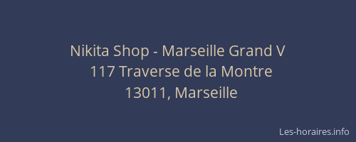Nikita Shop - Marseille Grand V