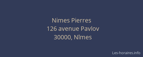Nimes Pierres