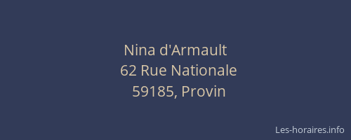 Nina d'Armault