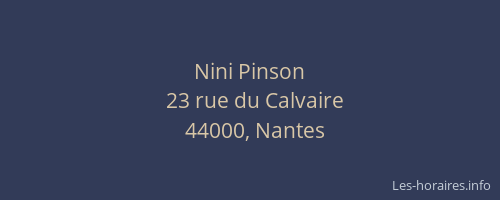 Nini Pinson