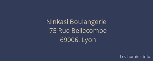 Ninkasi Boulangerie