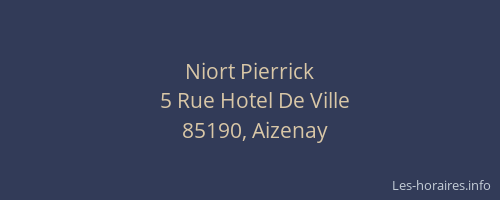 Niort Pierrick