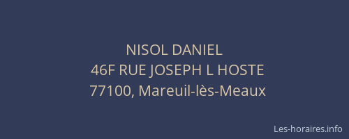 NISOL DANIEL