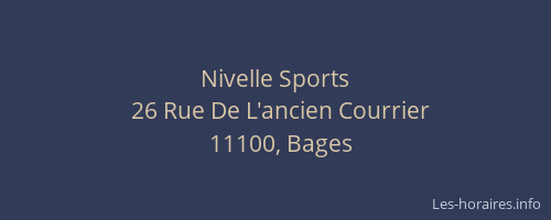 Nivelle Sports