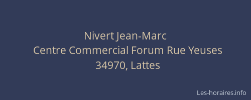 Nivert Jean-Marc