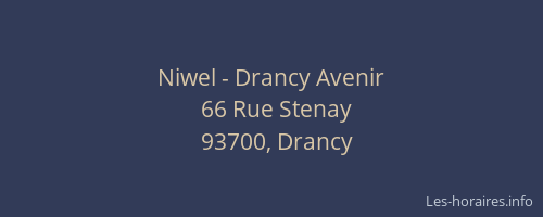 Niwel - Drancy Avenir