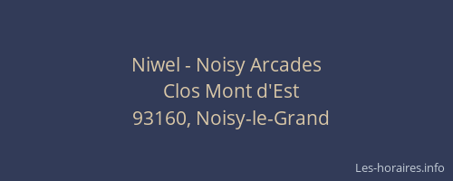 Niwel - Noisy Arcades