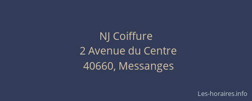 NJ Coiffure