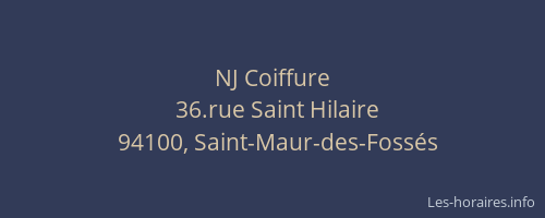 NJ Coiffure