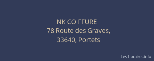 NK COIFFURE