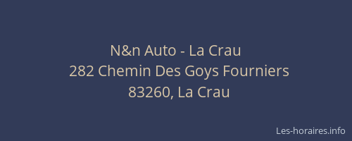 N&n Auto - La Crau