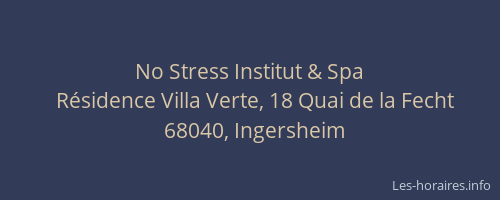 No Stress Institut & Spa