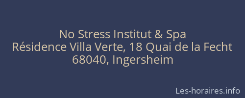 No Stress Institut & Spa