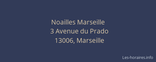 Noailles Marseille