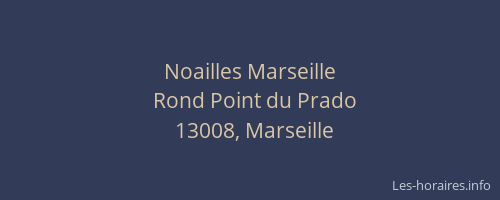 Noailles Marseille