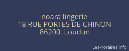 noara lingerie