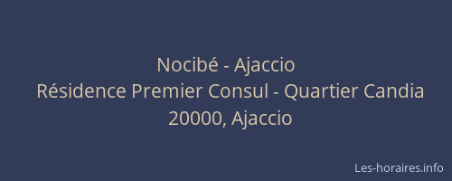 Nocibé - Ajaccio
