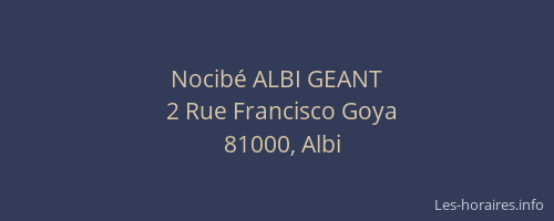 Nocibé ALBI GEANT