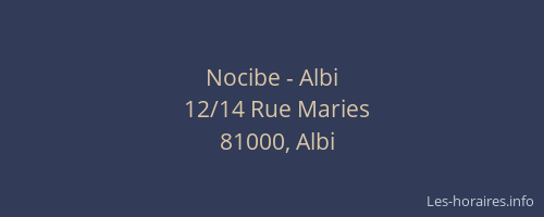 Nocibe - Albi
