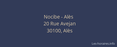 Nocibe - Alès